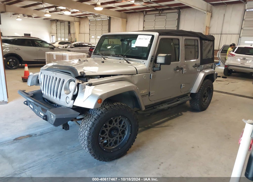 2014 JEEP WRANGLER UNLIMITED SAHARA VIN: 1C4BJWEG2EL196964