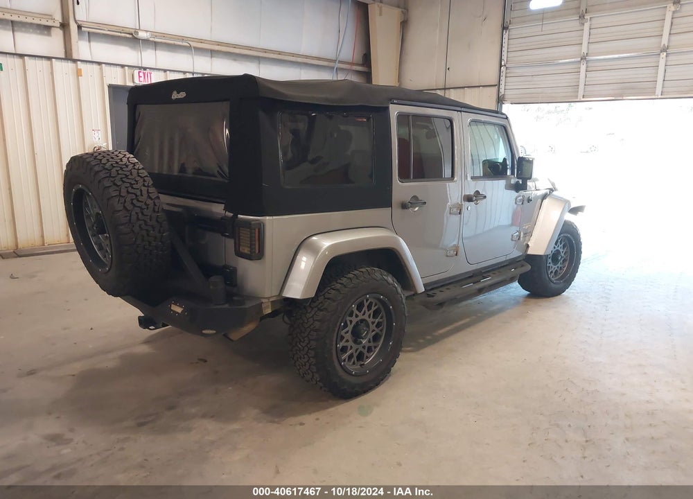 2014 JEEP WRANGLER UNLIMITED SAHARA VIN: 1C4BJWEG2EL196964