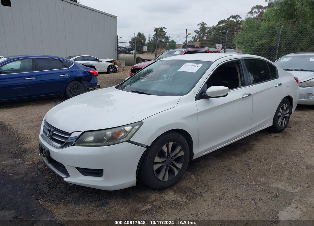 2013 HONDA ACCORD LX VIN: 1HGCR2F39DA141456