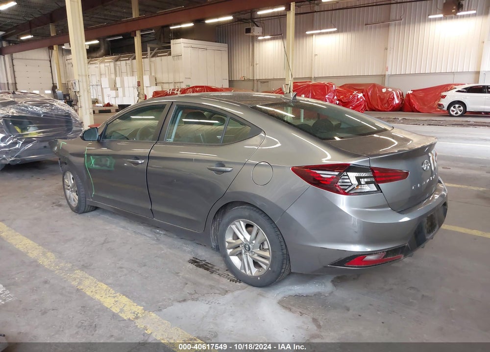 2019 HYUNDAI ELANTRA SEL VIN: 5NPD84LF0KH458029