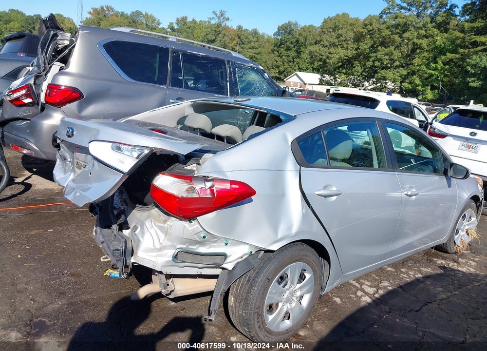 2015 KIA FORTE LX VIN: KNAFK4A60F5431333