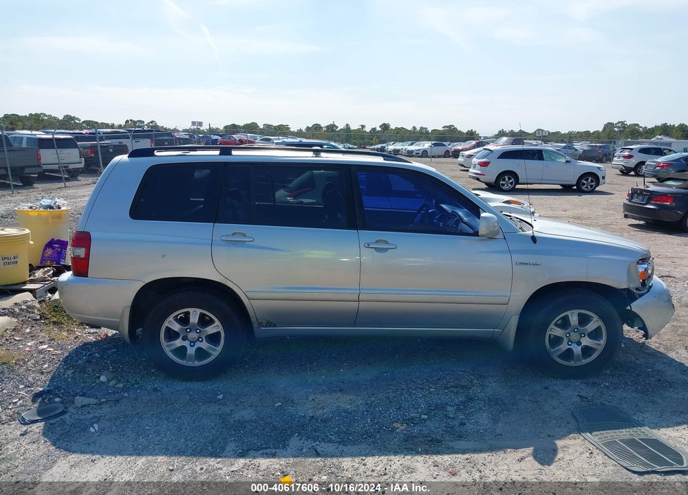 2006 TOYOTA HIGHLANDER V6 VIN: JTEGP21A960114757