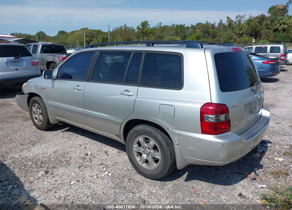 2006 TOYOTA HIGHLANDER V6 VIN: JTEGP21A960114757