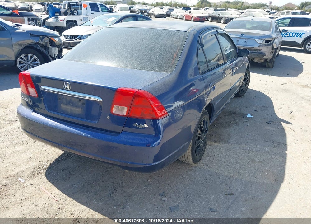 2001 HONDA CIVIC EX VIN: 1HGES26701L021318