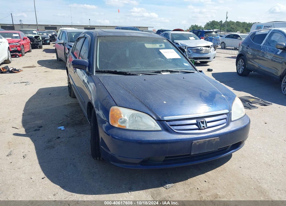 2001 HONDA CIVIC EX VIN: 1HGES26701L021318