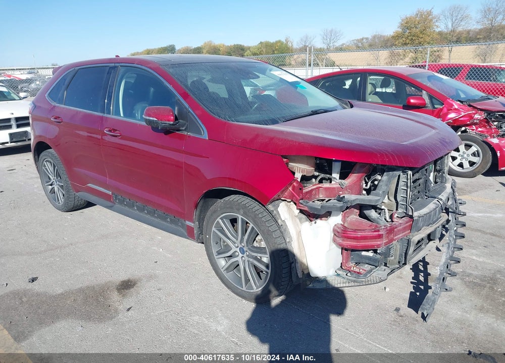 2019 FORD EDGE TITANIUM VIN: 2FMPK4K93KBB61502