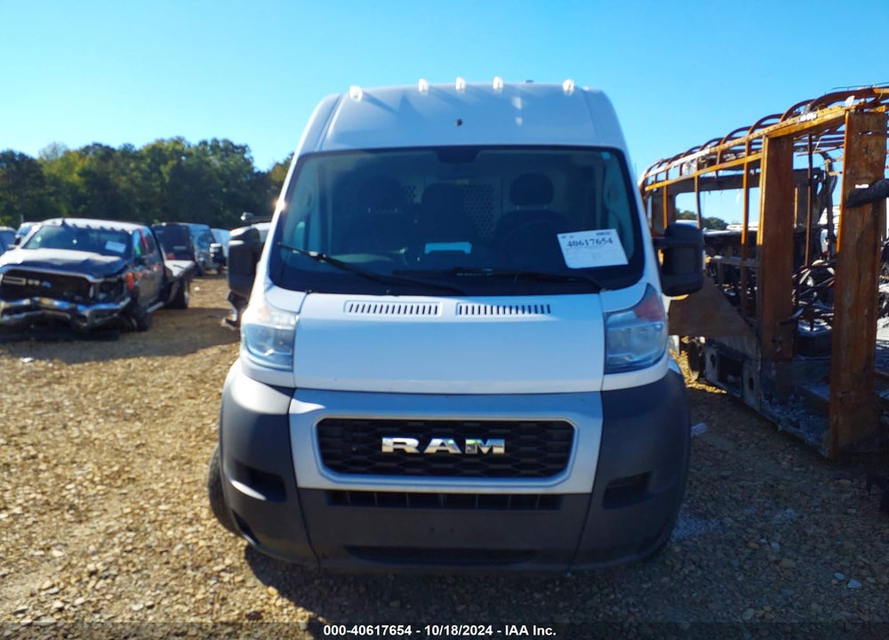 2019 RAM PROMASTER 2500 HIGH ROOF 159 WB VIN: 3C6TRVDG7KE541572