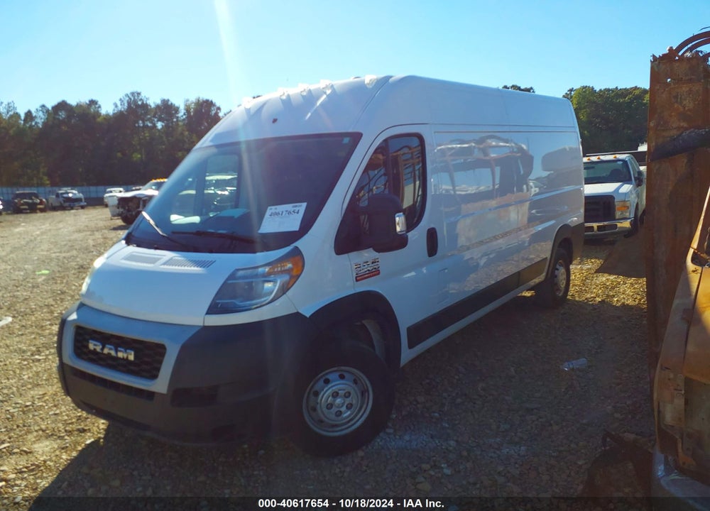2019 RAM PROMASTER 2500 HIGH ROOF 159 WB VIN: 3C6TRVDG7KE541572
