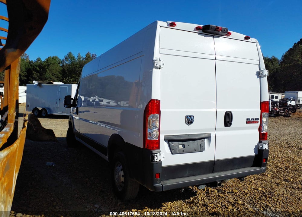 2019 RAM PROMASTER 2500 HIGH ROOF 159 WB VIN: 3C6TRVDG7KE541572