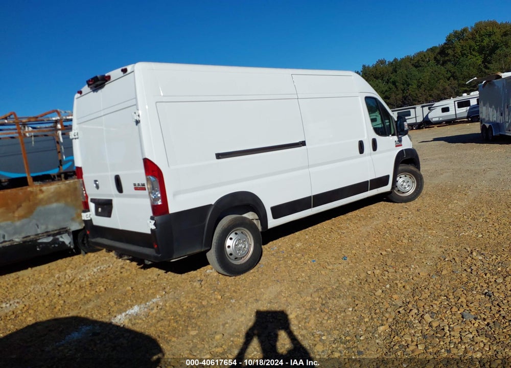 2019 RAM PROMASTER 2500 HIGH ROOF 159 WB VIN: 3C6TRVDG7KE541572