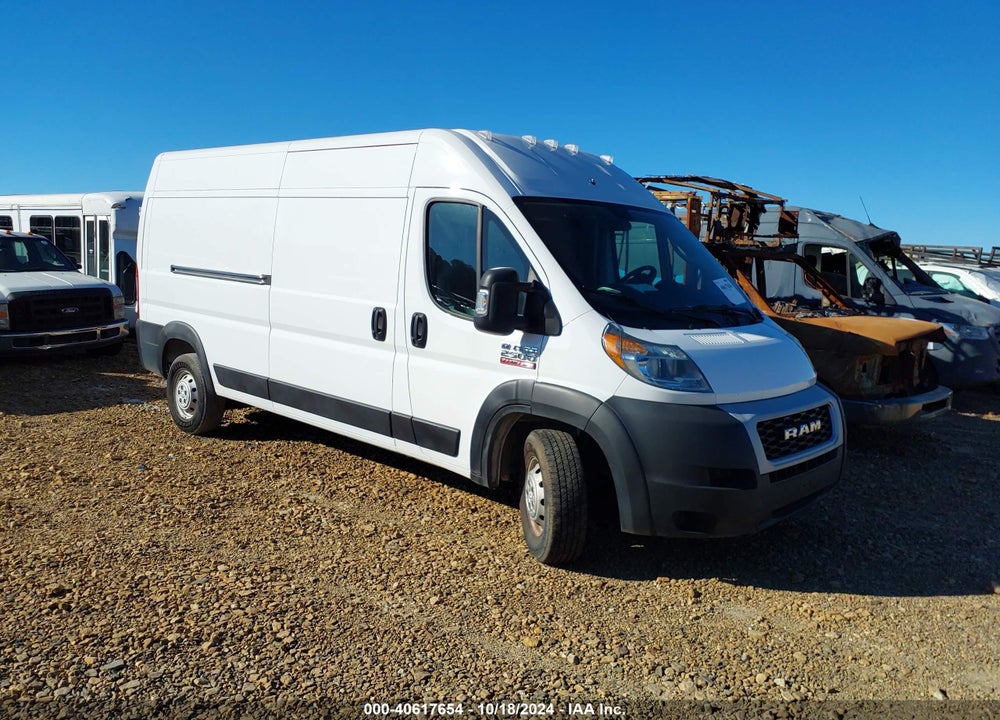 2019 RAM PROMASTER 2500 HIGH ROOF 159 WB VIN: 3C6TRVDG7KE541572