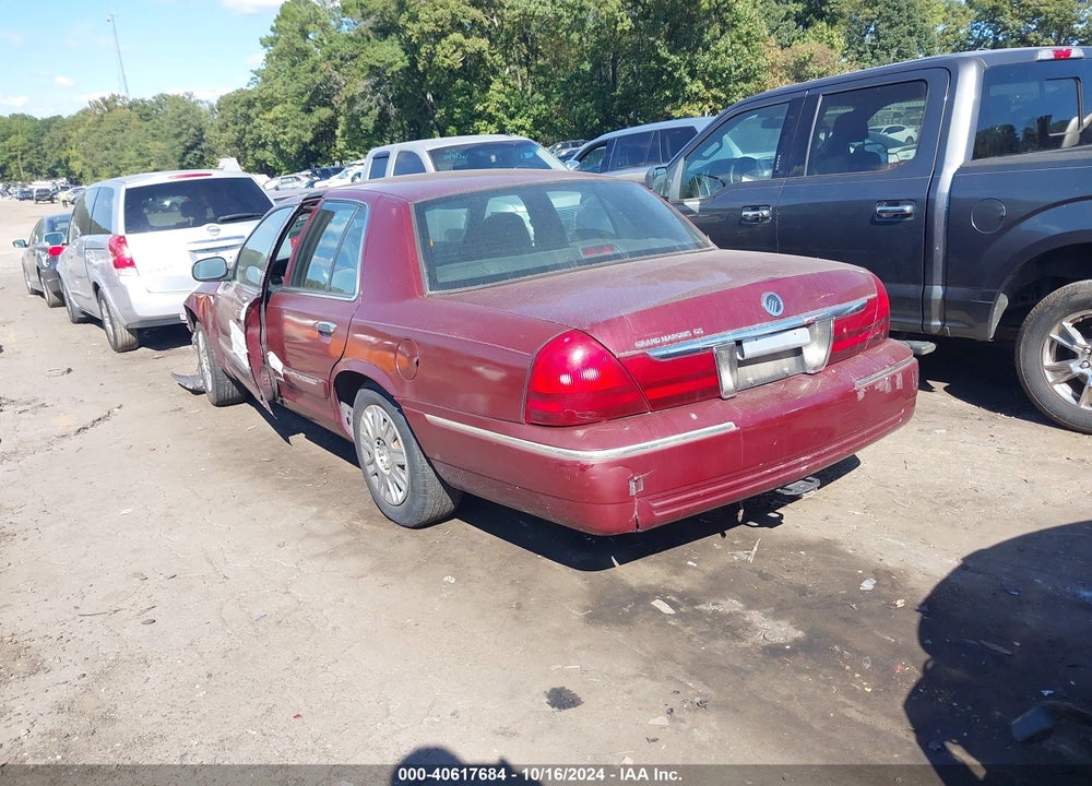 2005 MERCURY GRAND MARQUIS GS VIN: 2MEFM74W95X615076