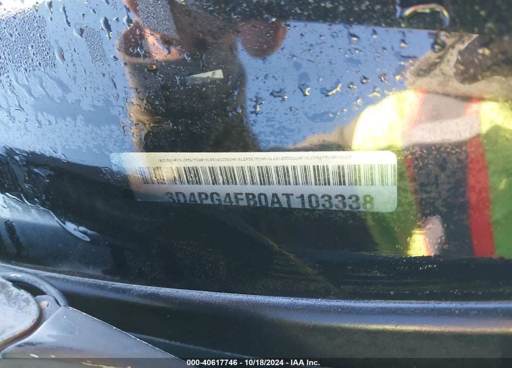 2010 DODGE JOURNEY SE VIN: 3D4PG4FB0AT103338
