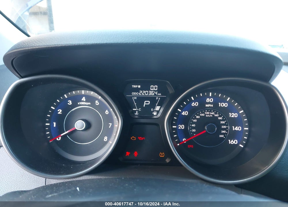 2012 HYUNDAI ELANTRA GLS VIN: 5NPDH4AE9CH065190