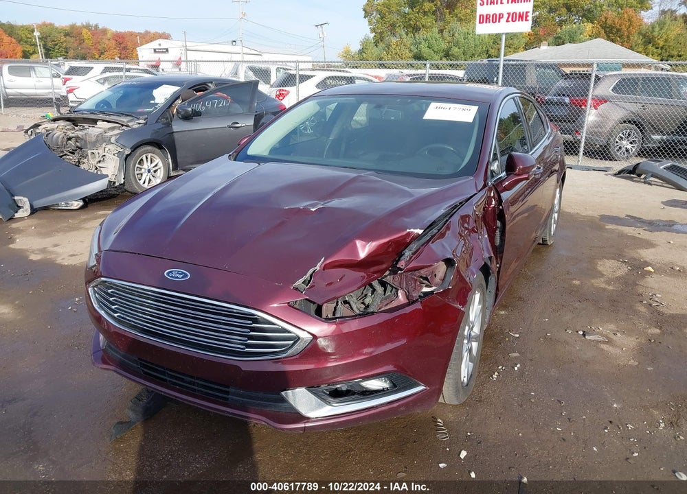 2017 FORD FUSION SE VIN: 3FA6P0HD7HR311262