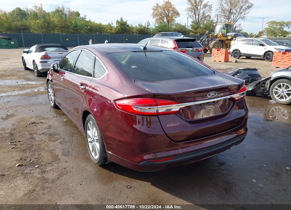 2017 FORD FUSION SE VIN: 3FA6P0HD7HR311262