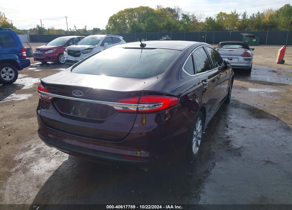 2017 FORD FUSION SE VIN: 3FA6P0HD7HR311262