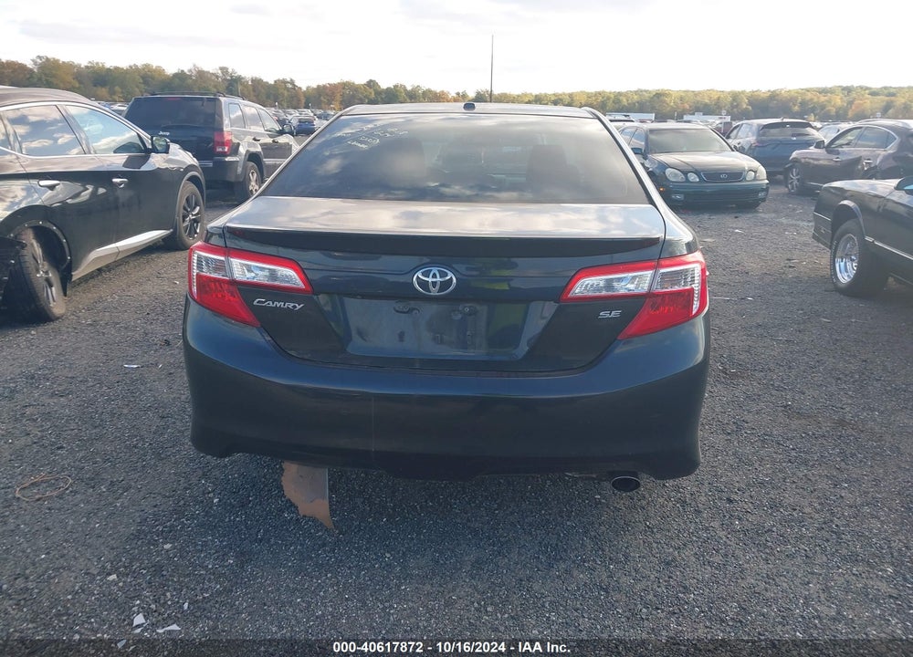 2012 TOYOTA CAMRY SE VIN: 4T1BF1FK9CU030709
