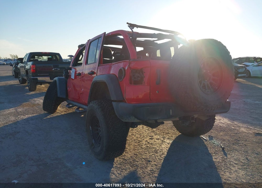 2018 JEEP WRANGLER UNLIMITED SPORT S 4X4 VIN: 1C4HJXDG7JW122224