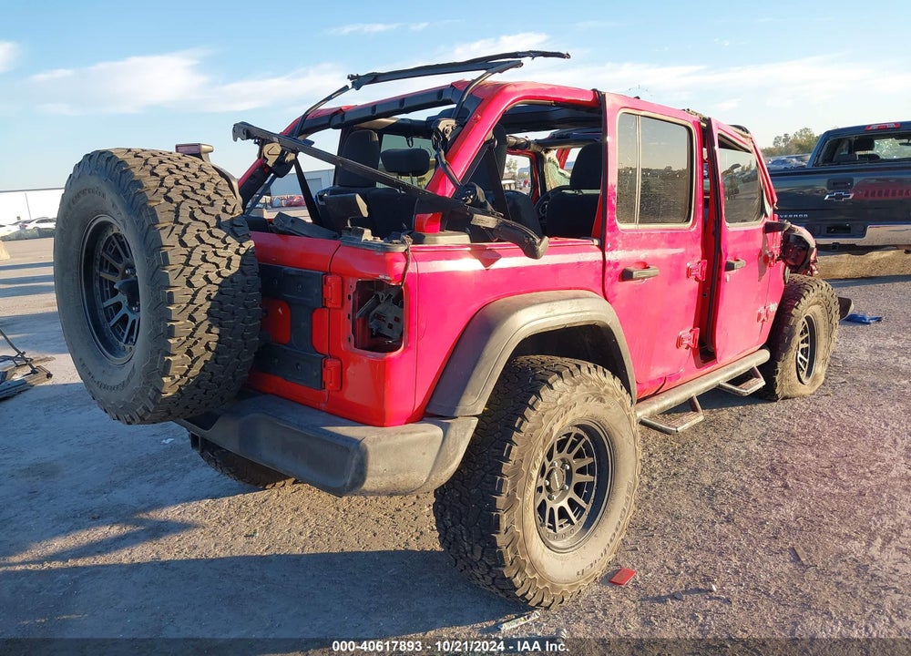 2018 JEEP WRANGLER UNLIMITED SPORT S 4X4 VIN: 1C4HJXDG7JW122224