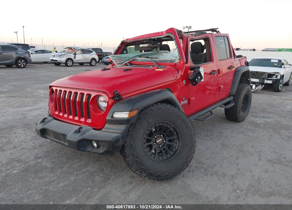 2018 JEEP WRANGLER UNLIMITED SPORT S 4X4 VIN: 1C4HJXDG7JW122224