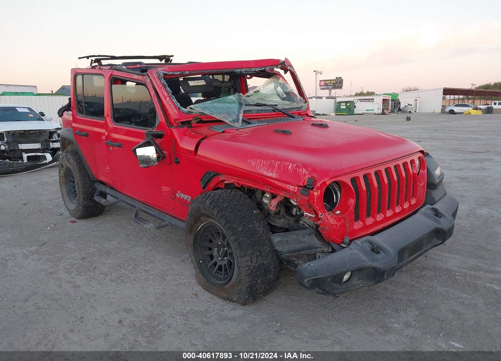 2018 JEEP WRANGLER UNLIMITED SPORT S 4X4 VIN: 1C4HJXDG7JW122224