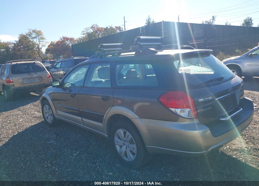 2008 SUBARU OUTBACK VIN: 4S4BP60C487320924