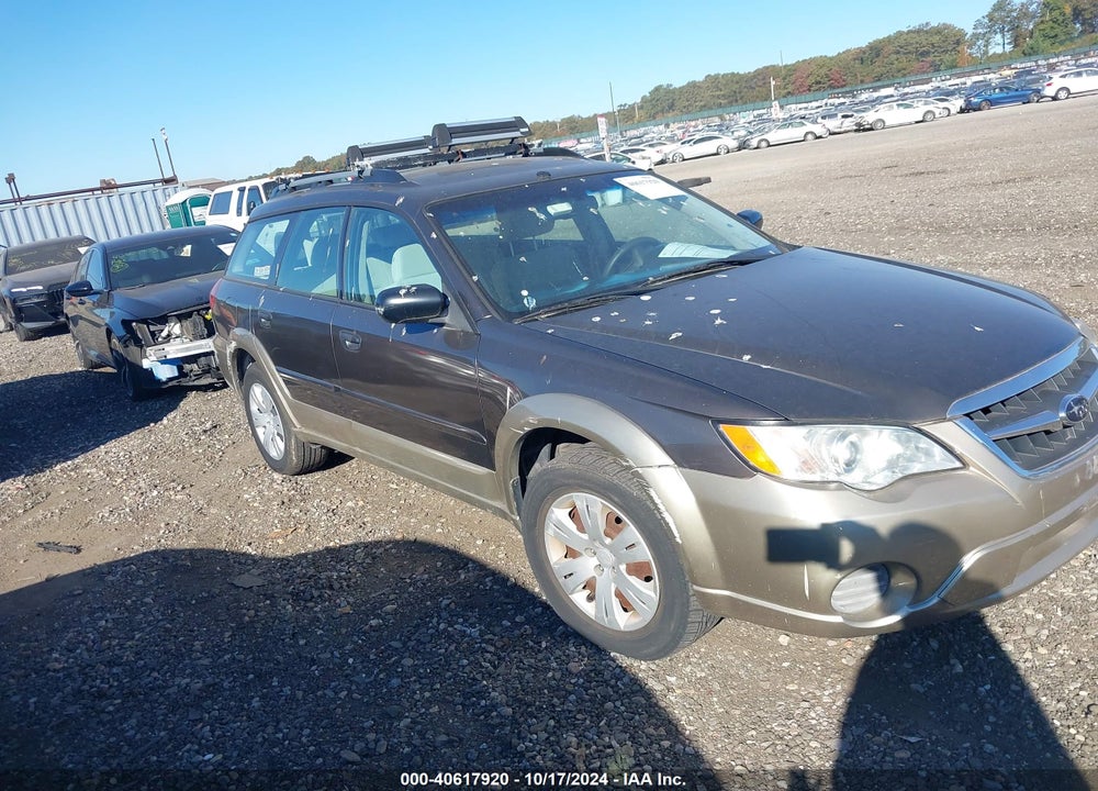 2008 SUBARU OUTBACK VIN: 4S4BP60C487320924