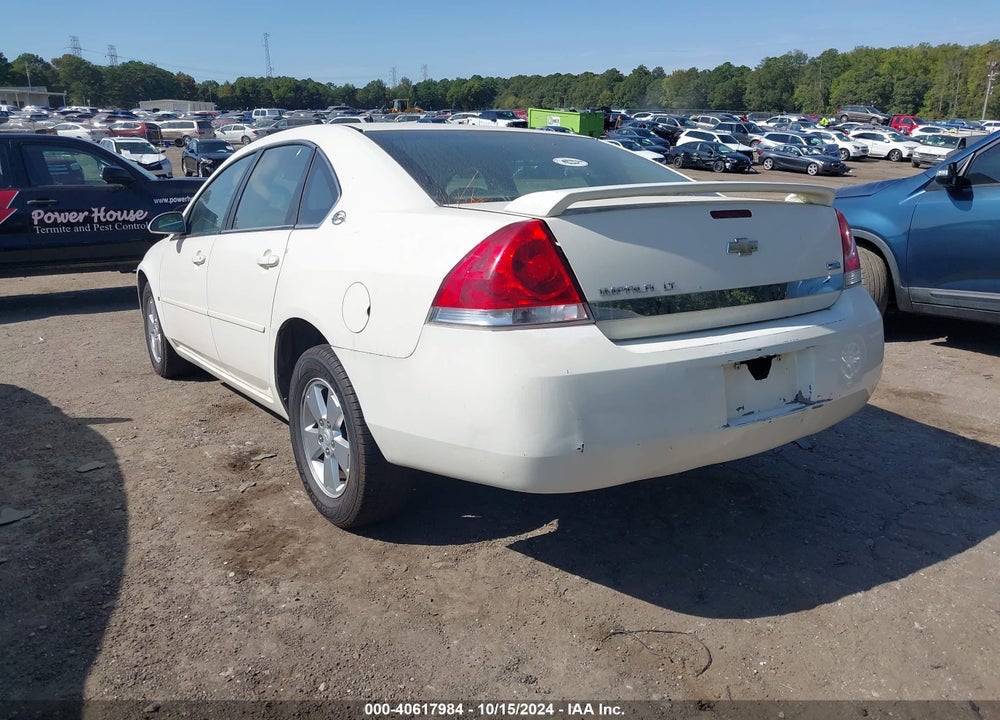 2007 CHEVROLET IMPALA LT VIN: 2G1WT58K779186486