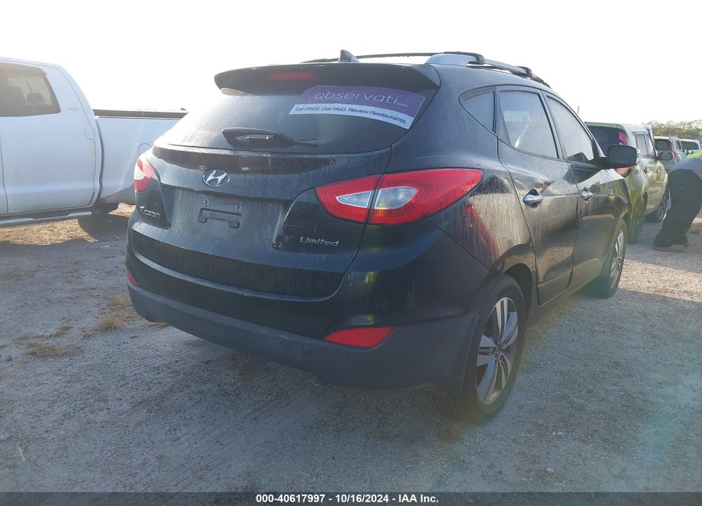 2015 HYUNDAI TUCSON LIMITED VIN: KM8JU3AG9FU098268