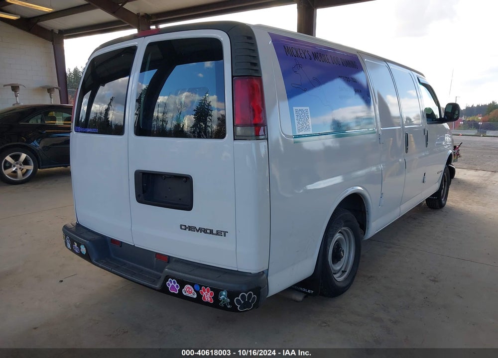2002 CHEVROLET EXPRESS VIN: 1GCEG15W221180759
