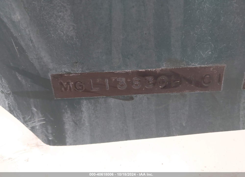 2001 TAHOE TRAILER VIN: MGL13630H101
