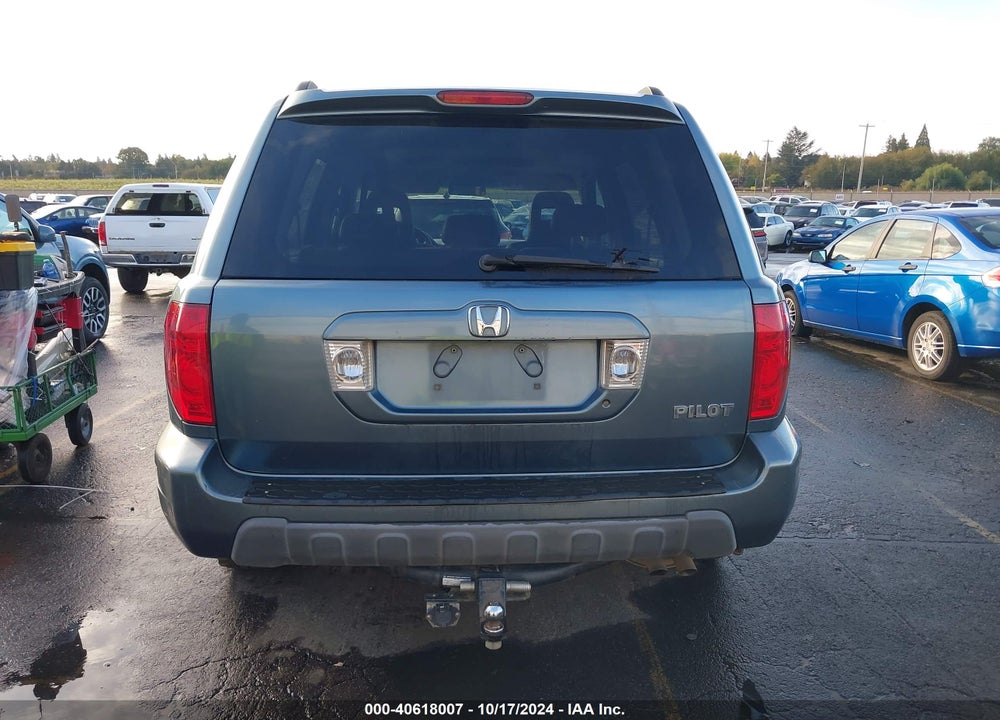 2005 HONDA PILOT EX-L VIN: 2HKYF18575H561393