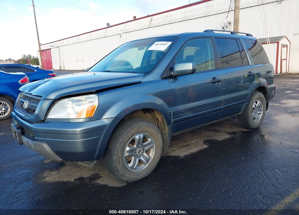 2005 HONDA PILOT EX-L VIN: 2HKYF18575H561393
