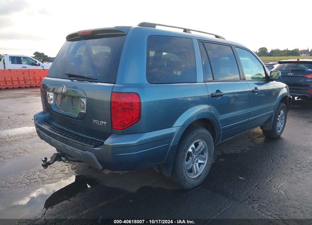 2005 HONDA PILOT EX-L VIN: 2HKYF18575H561393