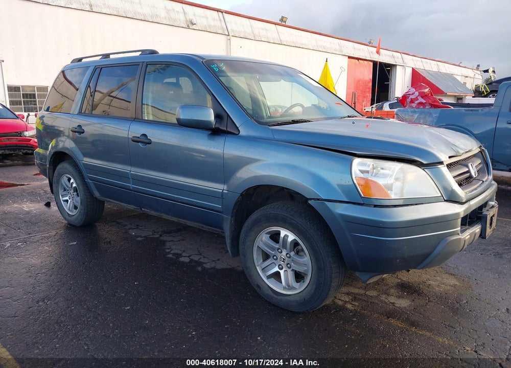 2005 HONDA PILOT EX-L VIN: 2HKYF18575H561393
