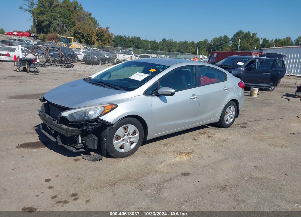 2015 KIA FORTE LX VIN: KNAFX4A61F5357695