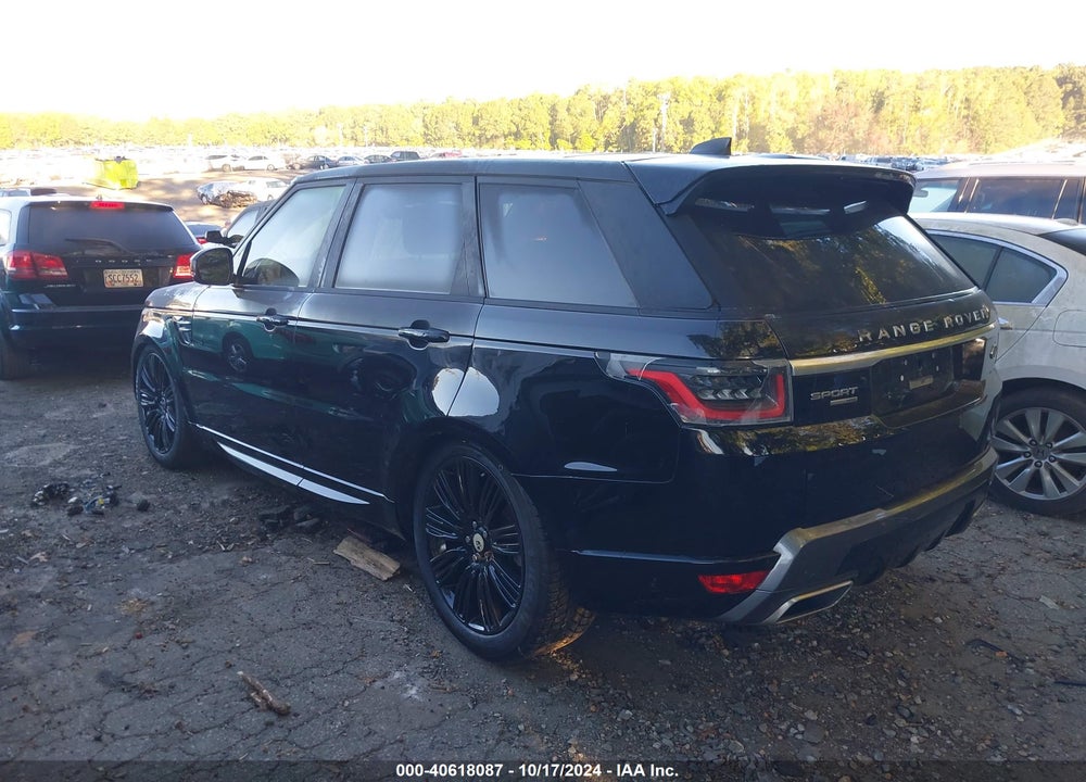 2018 LAND ROVER RANGE ROVER SPORT HSE VIN: SALWR2RV3JA192870