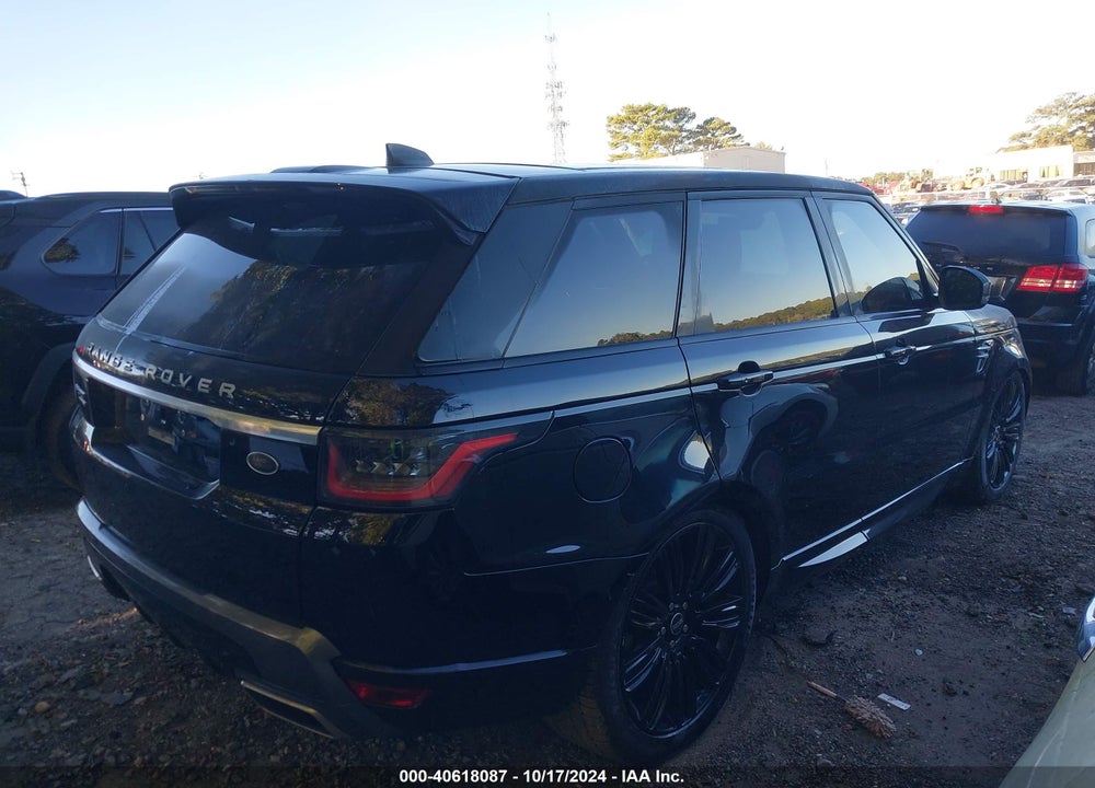 2018 LAND ROVER RANGE ROVER SPORT HSE VIN: SALWR2RV3JA192870