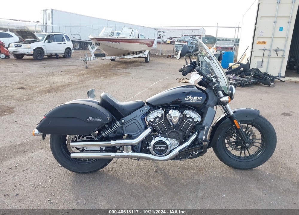 2015 INDIAN MOTORCYCLE CO. SCOUT ABS VIN: 56KMSA00XF3102330