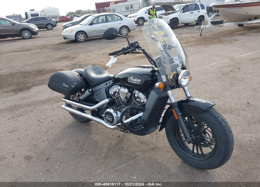 2015 INDIAN MOTORCYCLE CO. SCOUT ABS VIN: 56KMSA00XF3102330