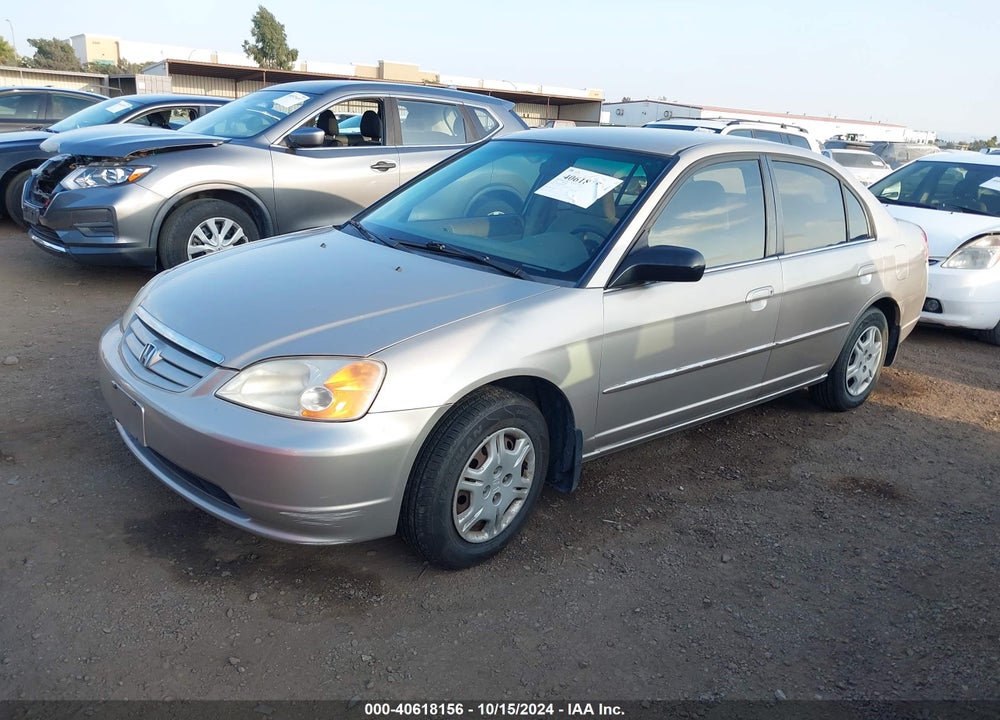 2002 HONDA CIVIC LX VIN: 2HGES16522H559428