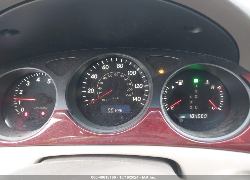 2003 LEXUS ES 300 VIN: JTHBF30G336007935