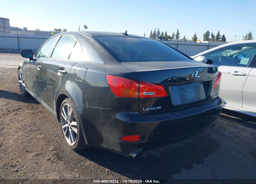 2008 LEXUS IS 250 VIN: JTHBK262682068907