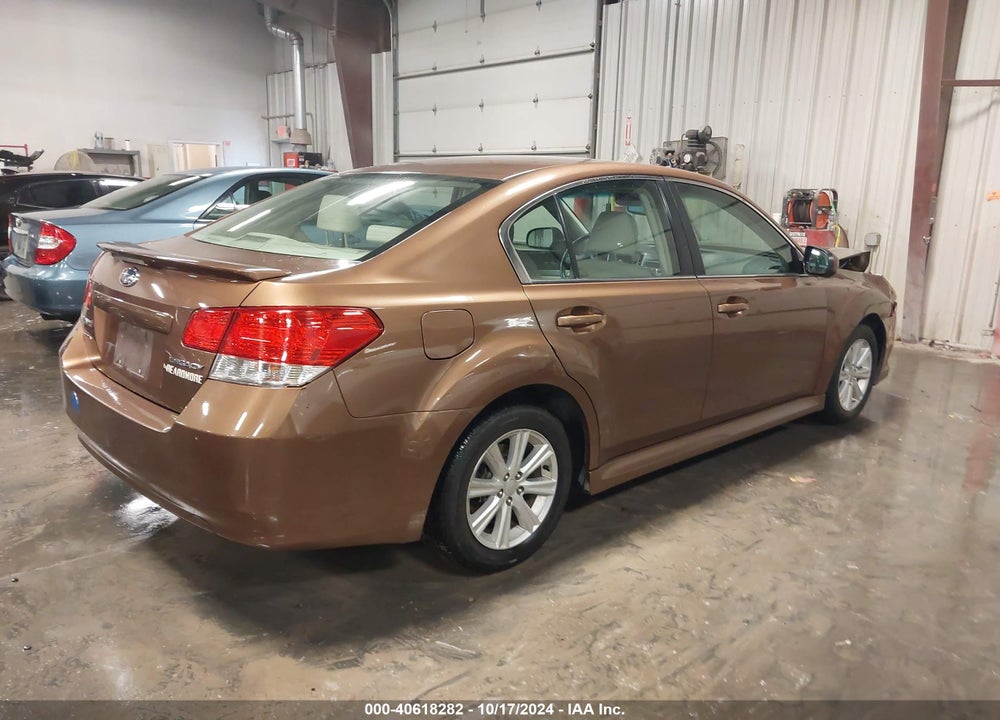 2011 SUBARU LEGACY 2.5I PREMIUM VIN: 4S3BMCC66B3232196