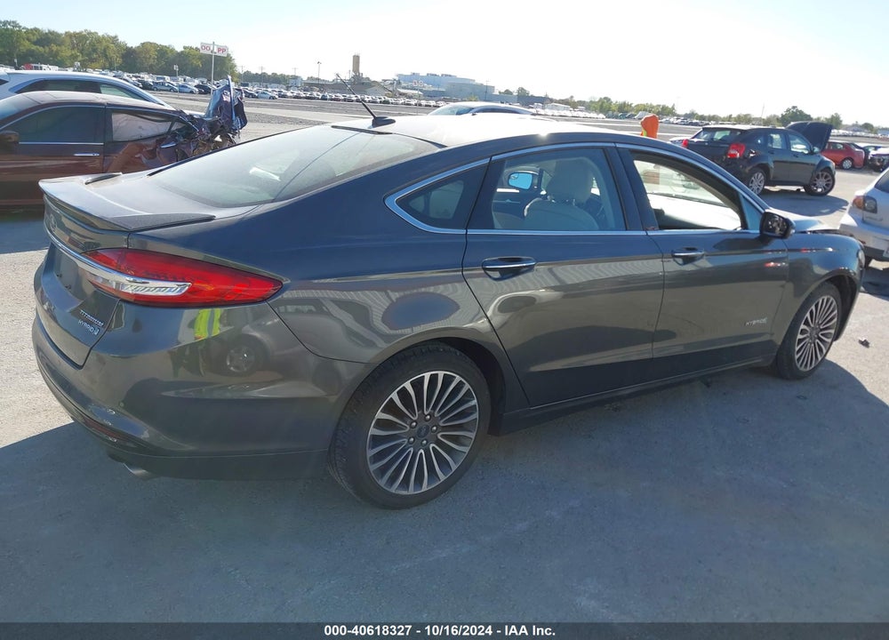2018 FORD FUSION HYBRID TITANIUM VIN: 3FA6P0RU7JR269342
