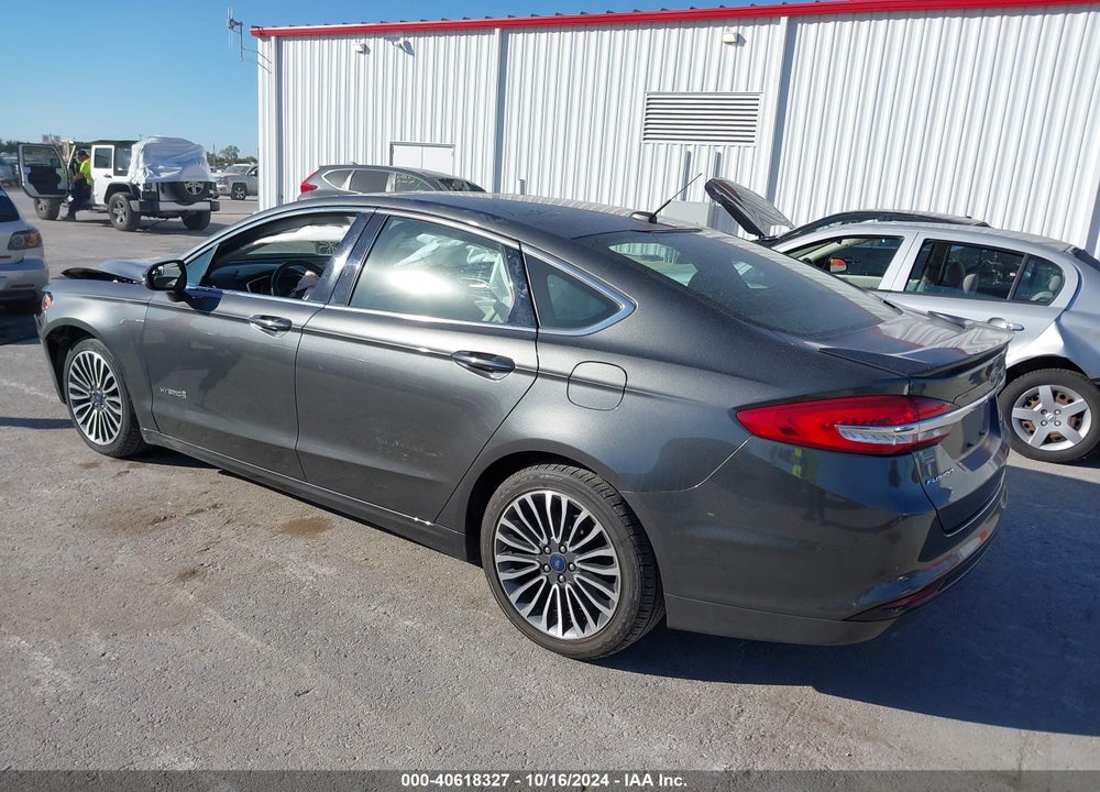 2018 FORD FUSION HYBRID TITANIUM VIN: 3FA6P0RU7JR269342