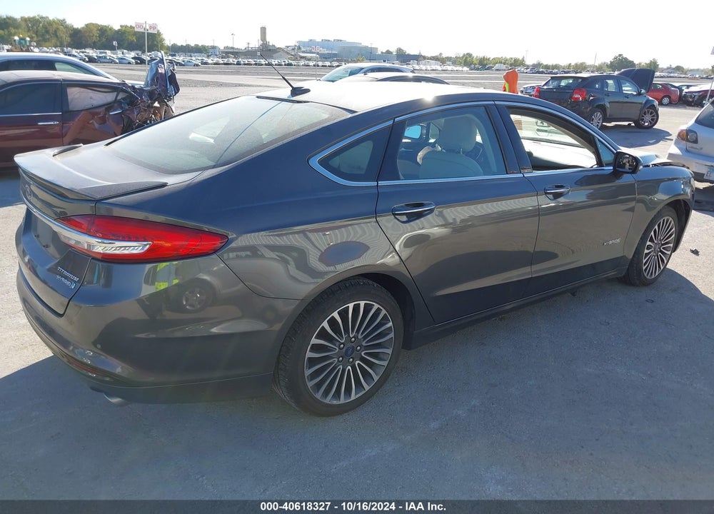 2018 FORD FUSION HYBRID TITANIUM VIN: 3FA6P0RU7JR269342