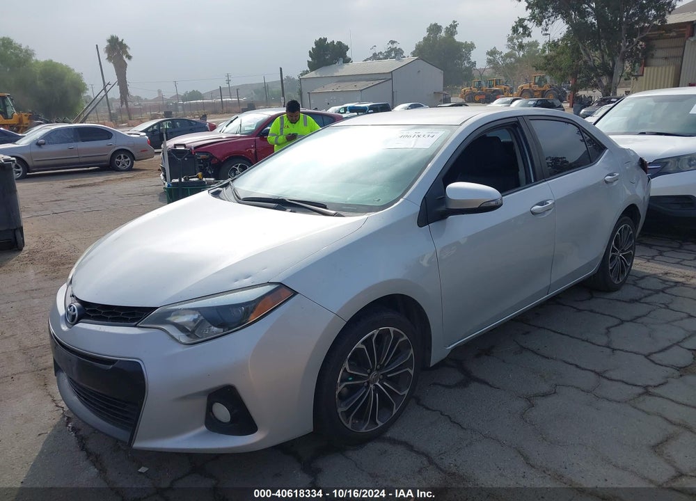 2016 TOYOTA COROLLA S PLUS VIN: 2T1BURHE8GC652835