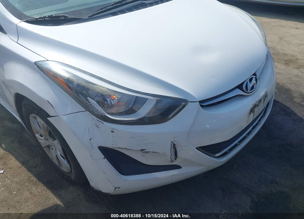 2016 HYUNDAI ELANTRA SE VIN: 5NPDH4AE8GH663339